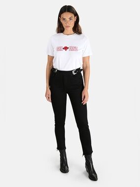 Grlfrnd Belted High Rise Denim- NWT!